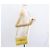 Burberry Borsa a spalla in pelle giallo oro Auth ka283 D'oro - vista 21