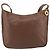 Céline Borsa a Spalla CELINE Circle in Pelle Marrone Oro Auth 153852 D'oro - vista 2