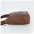 Céline Borsa a Spalla CELINE Circle in Pelle Marrone Oro Auth 153852 D'oro - vista 4