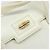 Borsa a mano GUCCI in pelle bianca e oro Auth 154583 Bianco D'oro - vista 17
