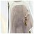 Borsa a mano GUCCI in pelle bianca e oro Auth 154583 Bianco D'oro - vista 20