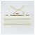 Borsa a mano GUCCI in pelle bianca e oro Auth 154583 Bianco D'oro - vista 5