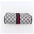 GUCCI GG Tela Sherry Line Clutch Rosso Blu 14.014.3553 Auth BA8450 Blu navy - vista 6