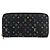 LOUIS VUITTON Monogram Multicolor Zippy Wallet Black M60243 LV Auth BA8385 - view 13