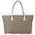 Gucci Borsa Tote GG Supreme in PVC beige argento 211137 Auth bs30938 - vista 3