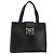 Borsa a mano Vala in pelle nera e oro Salvatore Ferragamo Auth BA7667 Nero D'oro