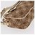 Borsa a Spalla Gancini Salvatore Ferragamo in Tela Pelle Beige Oro Auth BA7672 D'oro - vista 10