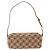 Borsa a Spalla Gancini Salvatore Ferragamo in Tela Pelle Beige Oro Auth BA7672 D'oro - vista 3