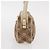Borsa a Spalla Gancini Salvatore Ferragamo in Tela Pelle Beige Oro Auth BA7672 D'oro - vista 4