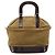 Bolso de Mano FENDI Terciopelo Beige Plata Auth bs31008 - vista 2