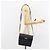 Bolsa de Ombro Salvatore Ferragamo em Couro Preto Dourado Auth 152686 - vista 22