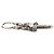 Chrome Hearts Dolch Anhänger Top Charm Ag925 Silber Auth 152466M - Ansicht 11