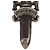 Chrome Hearts Dolch Anhänger Top Charm Ag925 Silber Auth 152466M - Ansicht 3