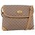 Gucci Borsa a Spalla Micro GG Supreme PVC Beige Oro 007 105 5548 Auth BA7825 D'oro