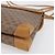 Gucci Borsa a Spalla Micro GG Supreme PVC Beige Oro 007 105 5548 Auth BA7825 D'oro - vista 12