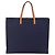 GUCCI GG Canvas Tote Bag Nylon Navy 355732 Auth BA7774 Marineblau - Ansicht 3