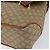 Céline Borsa a mano in tela Macadam CELINE PVC beige oro Auth gh1223 D'oro - vista 10