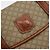 Céline Borsa a mano in tela Macadam CELINE PVC beige oro Auth gh1223 D'oro - vista 14