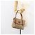 Céline Borsa a mano in tela Macadam CELINE PVC beige oro Auth gh1223 D'oro - vista 25