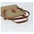 Céline Borsa a mano in tela Macadam CELINE PVC beige oro Auth gh1223 D'oro - vista 7