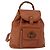 Zaino in pelle Gucci Bamboo marrone oro 003 2058 0030 Auth BA7970