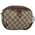 Borsa Sherry Line GG Supreme Web di GUCCI in PVC beige e oro 156 02 066 Auth BA7963 D'oro