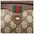 Borsa Sherry Line GG Supreme Web di GUCCI in PVC beige e oro 156 02 066 Auth BA7963 D'oro - vista 14