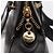 Borsa a mano Gancini in pelle nera e oro Auth SW1799 di Salvatore Ferragamo Nero D'oro - vista 14