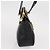Borsa a mano Gancini in pelle nera e oro Auth SW1799 di Salvatore Ferragamo Nero D'oro - vista 5