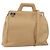 Borsa a mano in pelle Gancini Salvatore Ferragamo 2 in 1 Beige Argento Auth 150400