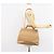 Borsa a mano in pelle Gancini Salvatore Ferragamo 2 in 1 Beige Argento Auth 150400 - vista 24