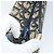 Borsa a Spalla in Tela Trotter Christian Dior Blu Navy Oro Auth 151054 D'oro - vista 12