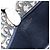 Borsa a Spalla in Tela Trotter Christian Dior Blu Navy Oro Auth 151054 D'oro - vista 19