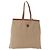 Céline CELINE Macadam Canvas Tote Bag PVC Beige Auth 151976