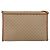 Céline Borsa a Spalla in Tela Macadam CELINE PVC Beige Auth 151980 - vista 2