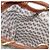 Mochila LOEWE de lona recubierta oro plata auténtica 149520 - vista 16