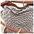 Mochila LOEWE de lona recubierta oro plata auténtica 149520 - vista 17