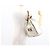 Mochila LOEWE de lona recubierta oro plata auténtica 149520 - vista 18