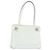 Céline Borsa Tote in pelle argento e bianco Auth 152230