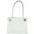 Céline Borsa Tote in pelle argento e bianco Auth 152230 - vista 13