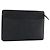 LOUIS VUITTON Pochette Uomo Epi Borsa a Mano Nera M52522 LV Auth 149707 Nero