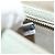 Borsa a mano in pelle Jimmy Choo Studs 2 in 1 Bianco Argento Auth 149491M - vista 12
