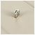 Borsa a mano in pelle Jimmy Choo Studs 2 in 1 Bianco Argento Auth 149491M - vista 23