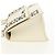 Borsa a mano in pelle Jimmy Choo Studs 2 in 1 Bianco Argento Auth 149491M - vista 3