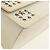 Borsa a mano in pelle Jimmy Choo Studs 2 in 1 Bianco Argento Auth 149491M - vista 9