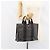 Hermès HERMES Fourre ToutPM Bolsa de Mano de Lona Gris Plata Auth 154596 Castaño - vista 22