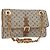 LOUIS VUITTON Bolsa de Ombro Mini Camille com Corrente Monograma Azul M92002 Auth 153870