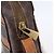 Céline CELINE Macadam Canvas Schultertasche aus PVC-Leder in Braun und Gold Auth ar13775 Golden - Ansicht 14