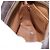 Céline CELINE Macadam Canvas Schultertasche aus PVC-Leder in Braun und Gold Auth ar13775 Golden - Ansicht 18