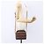 Céline CELINE Macadam Canvas Schultertasche aus PVC-Leder in Braun und Gold Auth ar13775 Golden - Ansicht 22